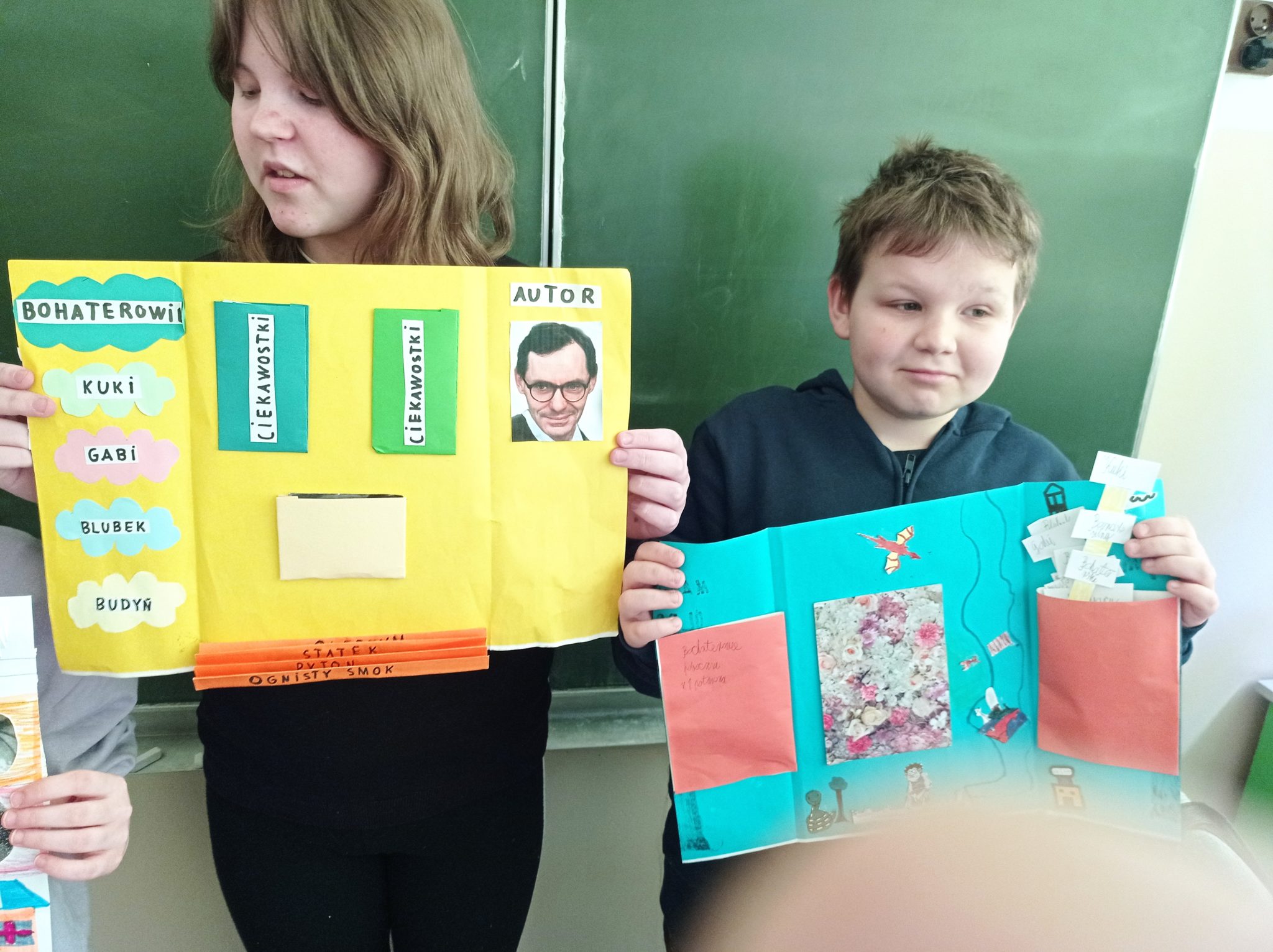 Lapbook Magiczne Drzewo Czerwone Krzesło „Magiczne drzewo. Olbrzym” w lapbooku – Szkoła Podstawowa w Hedwiżynie