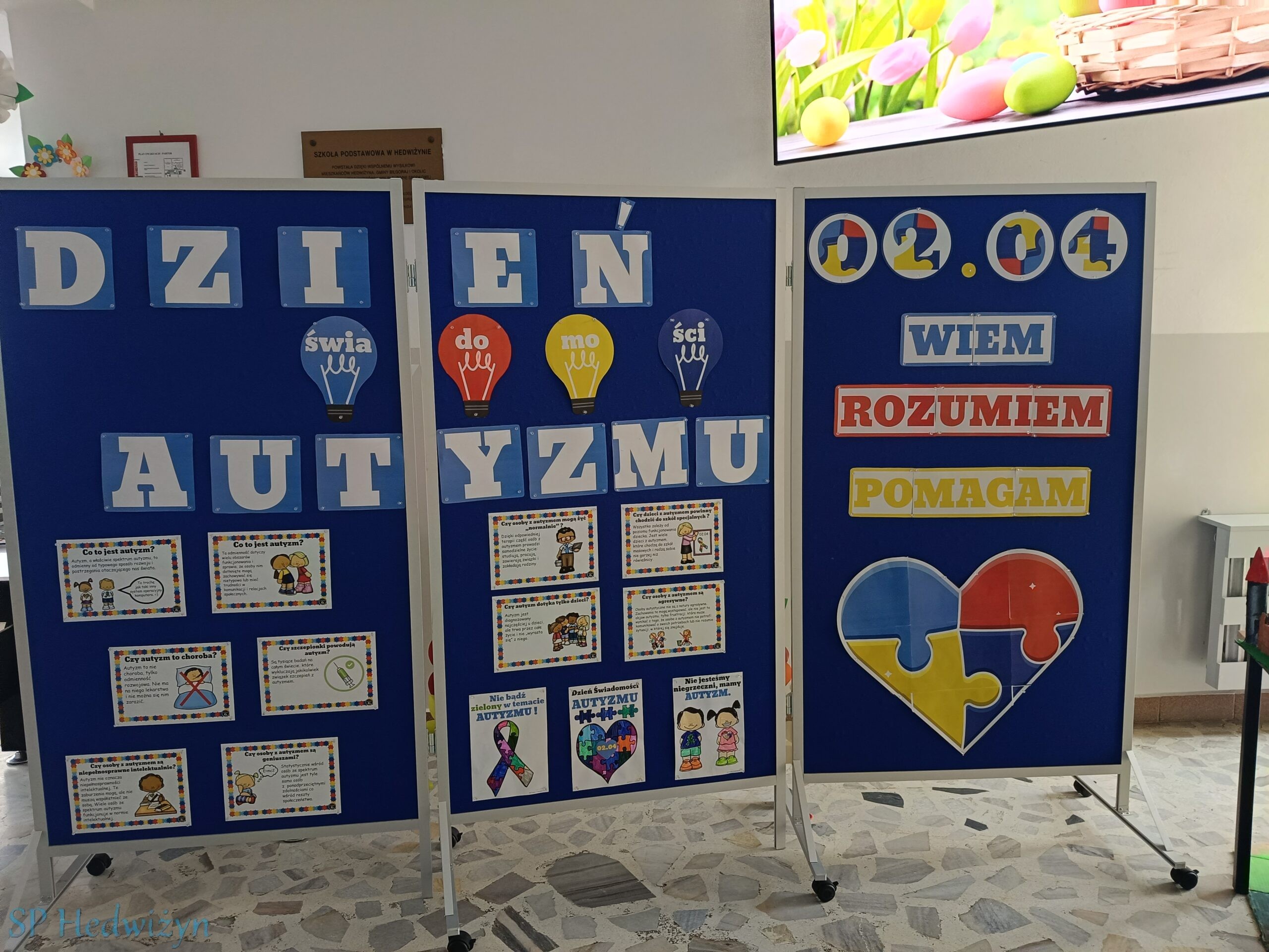 „Na niebiesko dla autyzmu”.