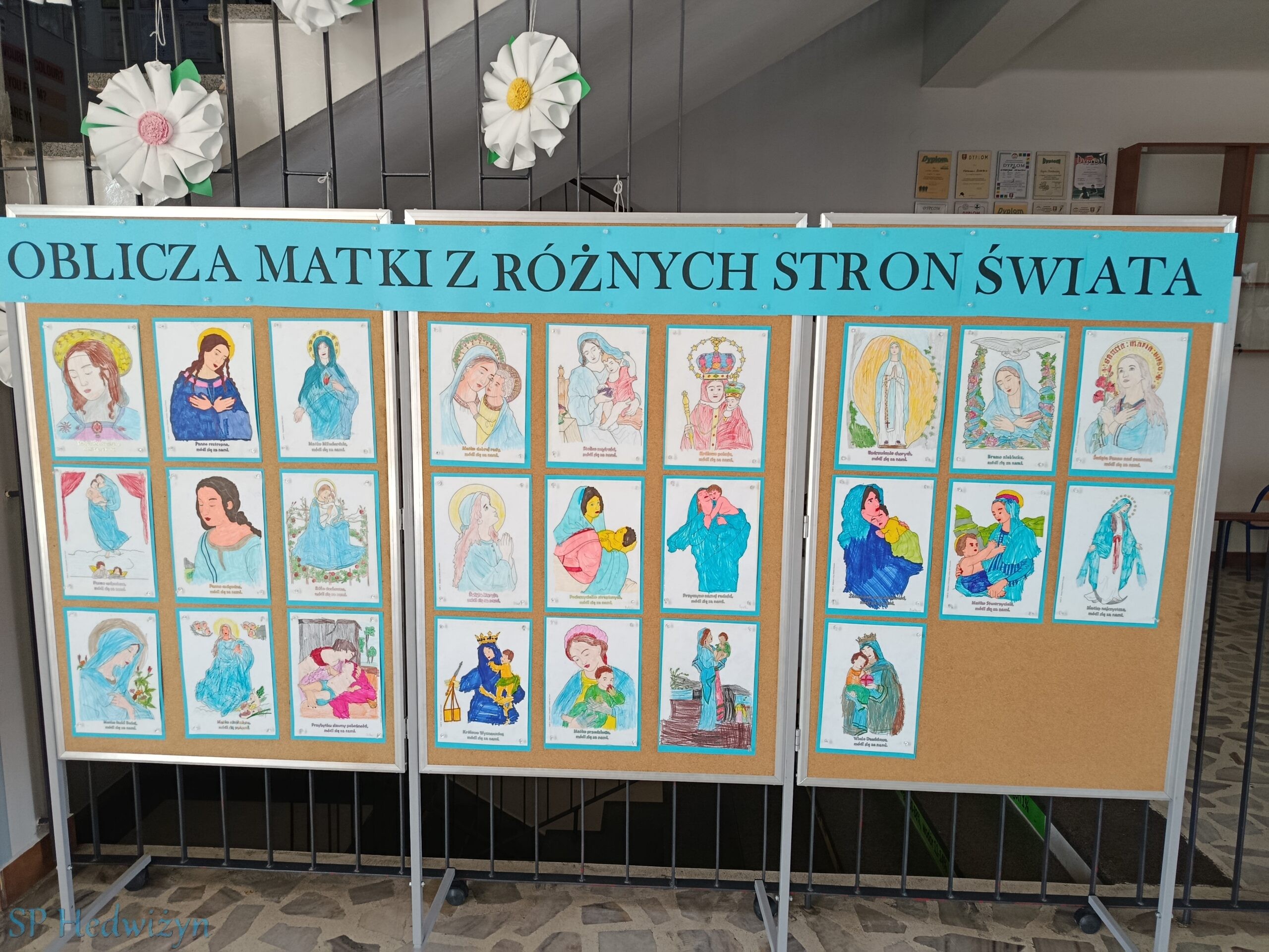 Ogólnopolski Projektu Katechetyczny „W jedności z Bogiem” – zadanie „Oblicza Matki z rożnych stron świata”.